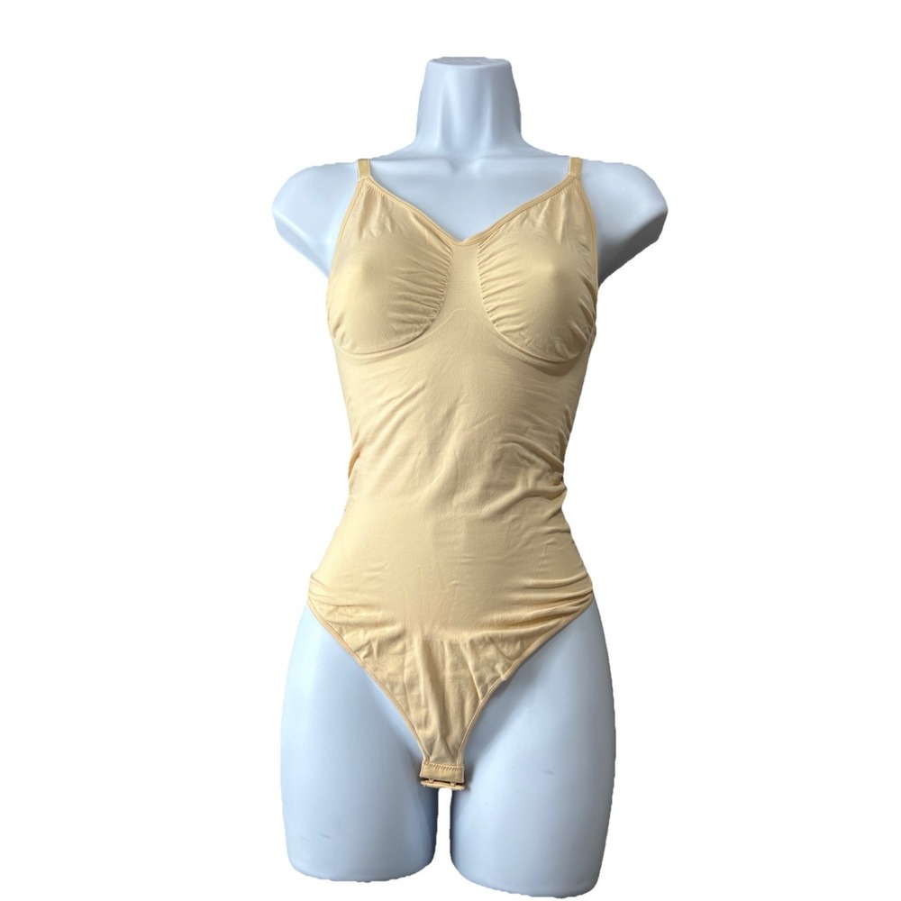 Shaperx Bodysuit L/XL Beige Womens 5215 Lingerie Intimate Wear